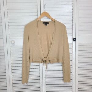 Ralph Lauren Black Label Tan Cardigan